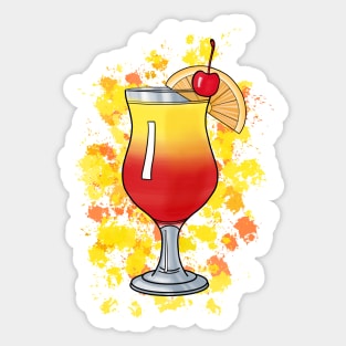 Cocktail tropical Sticker